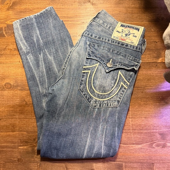 True Religion Ricky Straight Leg Jeans Size 33